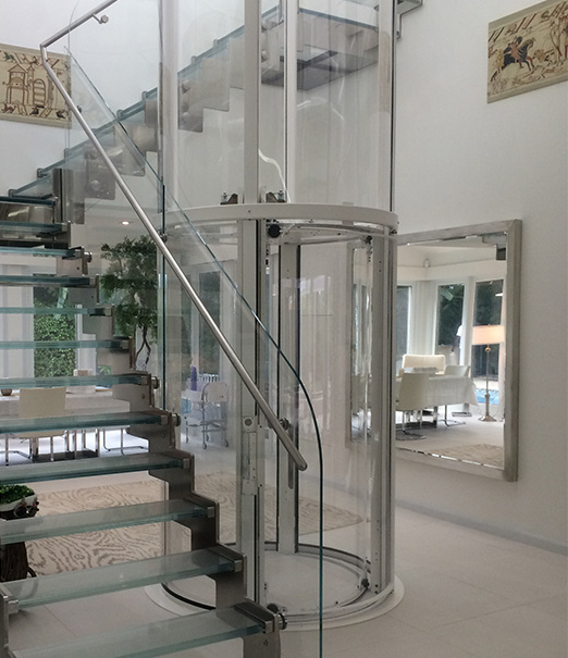 Residential Glass Elevators - A+ Elevators and Lifts